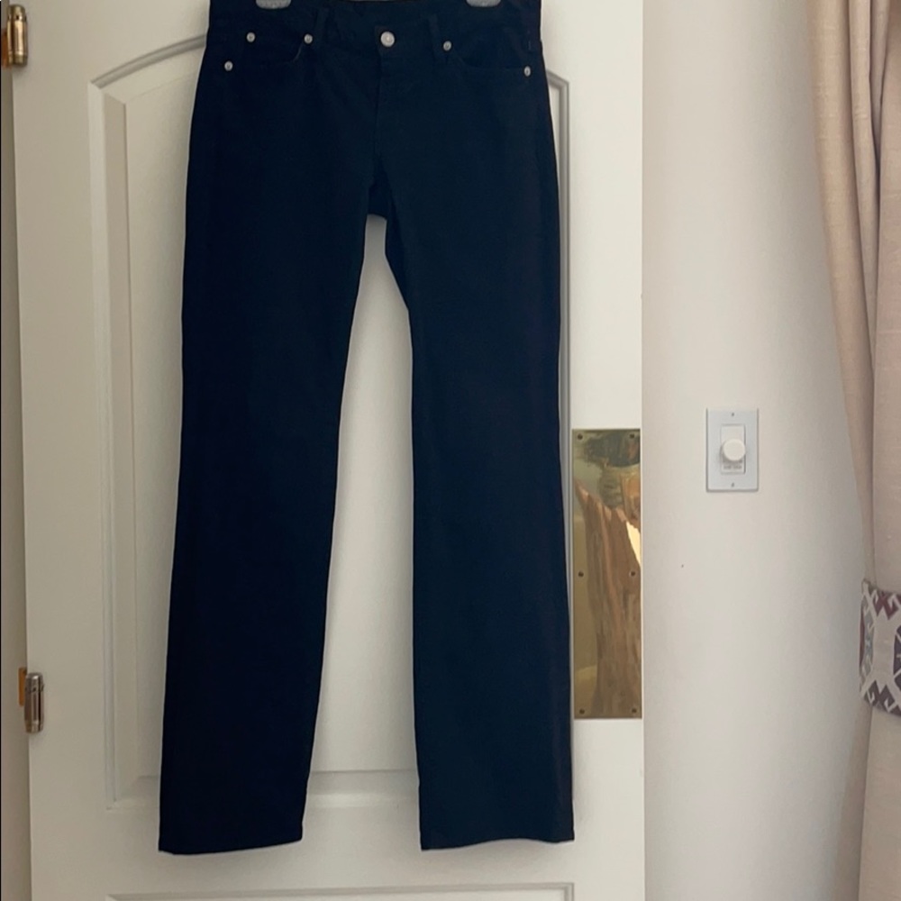 Boot cut flare 7 for all mankind black jeans